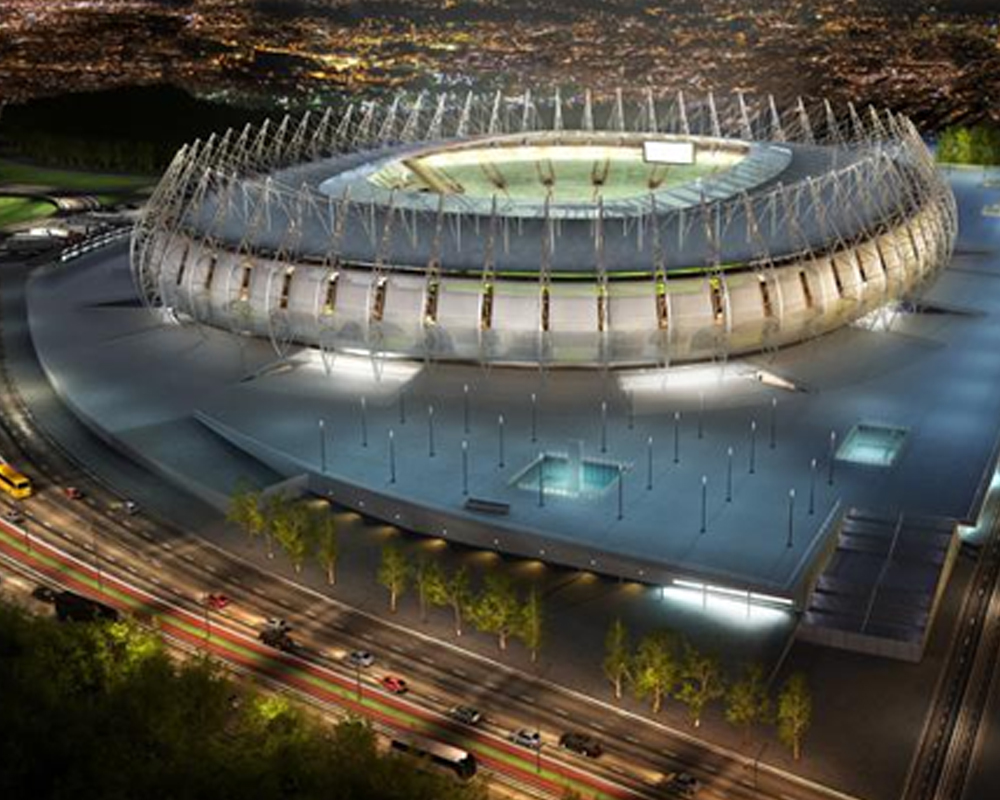 Com um jogo a cada 2,8 dias, Arena Castelão é o estádio com mais